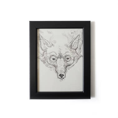 "Wolf"- illustration 16x21 cm